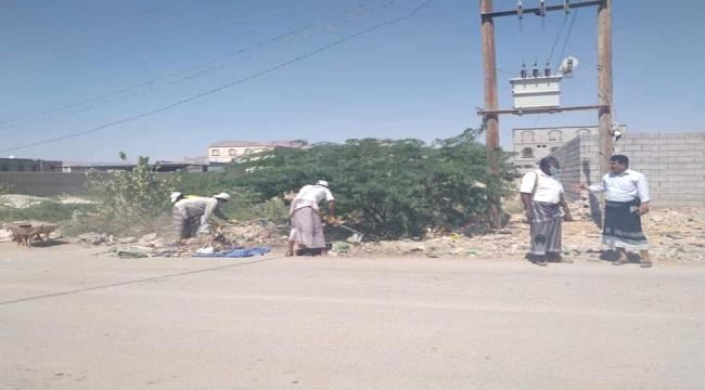    شبوة:تدشين حملة نظافة لمدينة الروضة