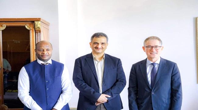 محافظ العاصمة يلتقي المدير القطري لمنظمة "اليونسيف" ويطّلع على أبرز أنشطتها في عدن