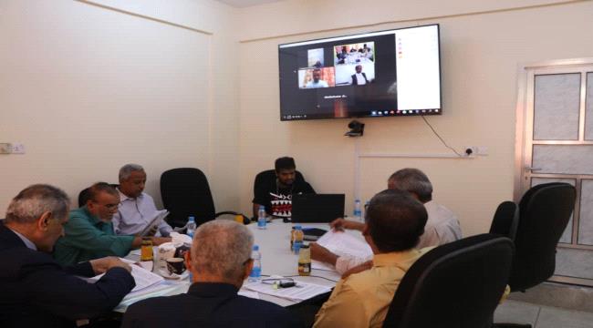 وزير التربية يناقش مع مدراء مكاتب الوزارة بالمحافظات المحررة مقترحات مواجهة كورونا التربوي
