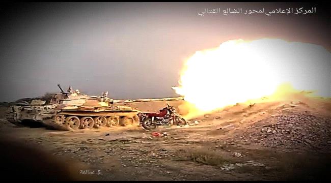 الضالع : القوات الجنوبية تستهدف تعزيرات للمليشيات الحوثية غرب الفاخر