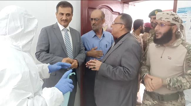 بكلفة أكثر ( 160 مليون ريال ) ..  *محافظ عدن يفتتح مجمع كابوتا الصحي بمديرية المنصورة