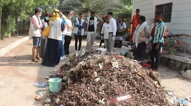 حملة انا متطوع انا مستعد..تدشن المرحله الثانية من مشروع الثلاثين يوما من التوعية في مديرية خور مكسر  