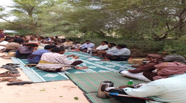 شبوة : انتقالي حبان يناقش ترتيبات اقامة الذكرى الأولى للشهيد تاجره