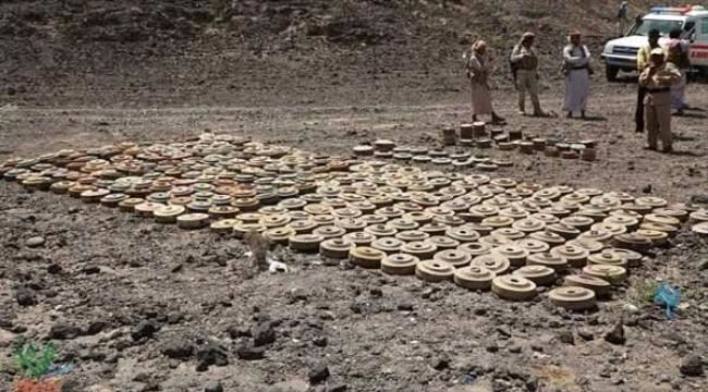 «مسام» ينتزع أكثر من 1415 لغمًا في اليمن خلال أسبوع
