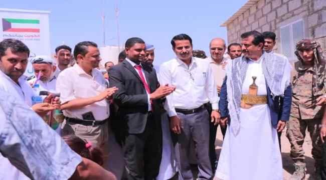بتمويل من الجمعية الكويتية لمساعدة الطلبة..افتتاح مشروع الفصول البديلة بمخيم الجفينة بمأرب
