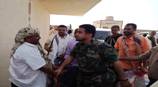 تسليم واستلام قيادة القوات المشتركه في الشريط الساحلي للعميد وضاح عمر الصبيحي