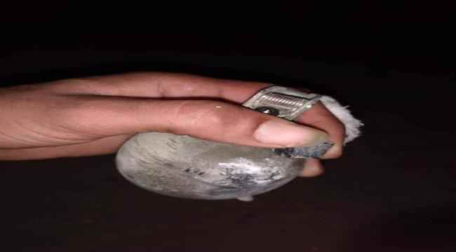 حزام الصبيحة يعطب قنبلة وضعت وسط طريق في المدخل الجنوبي لمديرية طورالباحة
