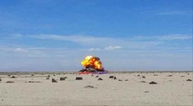 تنبيه جديد بخصوص تفجير كميات من الألغام شرق عدن
