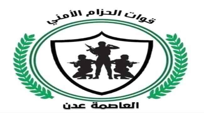 حزام عدن: المتهم في حادثة دهس الأغبري ليس من منتسبي قواتنا