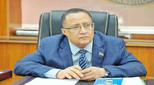 الدكتور ناصر  الخُبجي يناقش التطورات الأمنية مع قائد الحزام الأمني بالعاصمة عدن