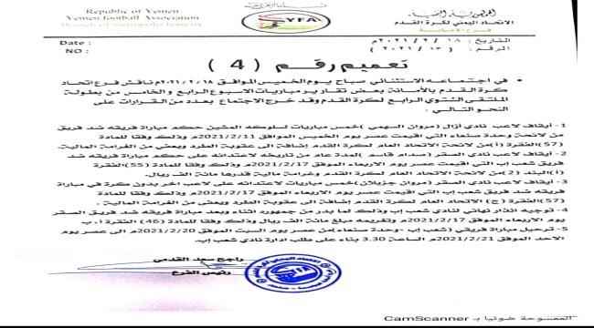 ايقاف لاعب كرة قدم يمني لمدة عام..والسبب؟