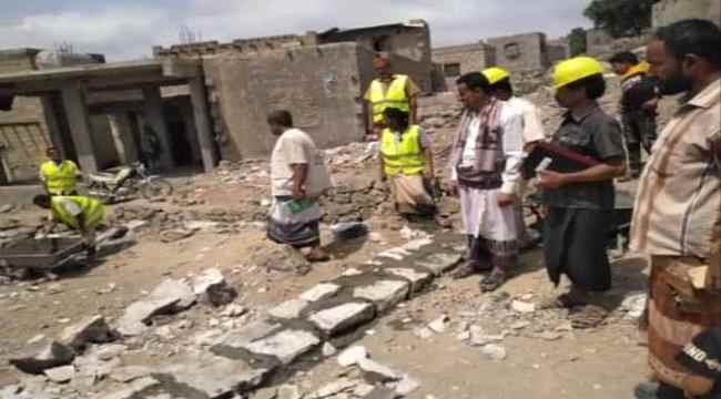 لحج : رئيس تنفيذية انتقالي المسيمير يتفقد سير العمل بمشروع رصف عقبة المدرسة