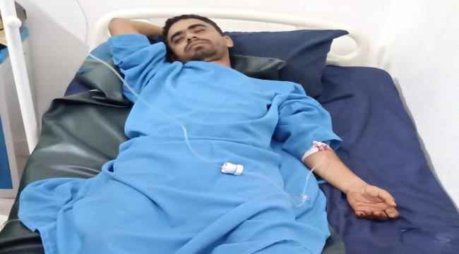 بتر قدم الصحفي صادق الرتيبي بمصر