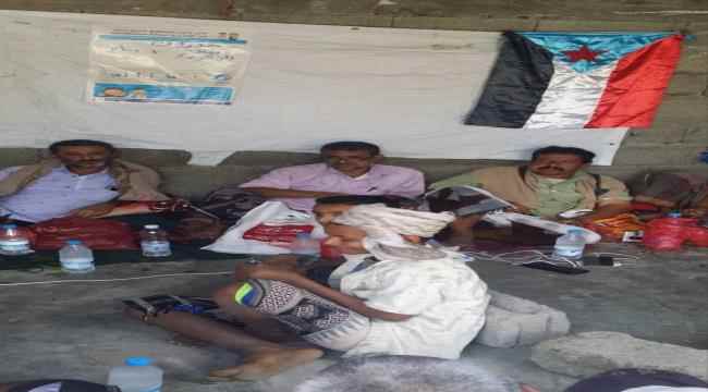 لحج : القيادة المحلية لانتقالي طورالباحه تزور مركز منطقه البيضاء