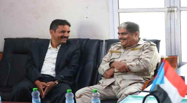 "رئيس انتقالي حضرموت يلتقي رئيس انتقالي شبوه