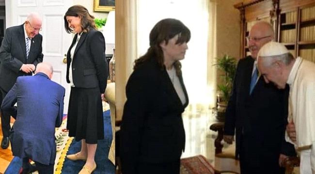 قصة الإسرائيلية التي جثا بايدن على ركبته وركع أمامها