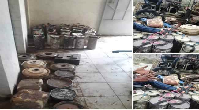 في عملية نوعية.. حزام لحج يضبط كميات كبيرة من العبوات الناسفة والذخائر المتنوعة