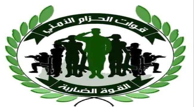 قوات الحزام الأمني بالمسيمير تدين الحادث الإجرامي الذي أستهدف أفرادها في وادي الفقير وتتوعد بملاحقة الجناة ومحاسبتهم