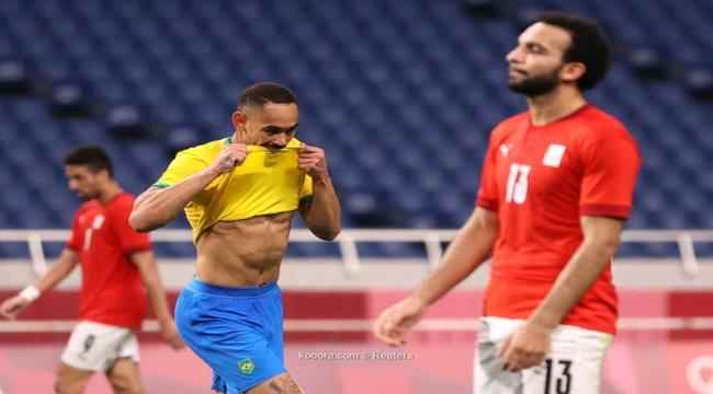 البرازيل تتطيح بمصر من الأولمبياد