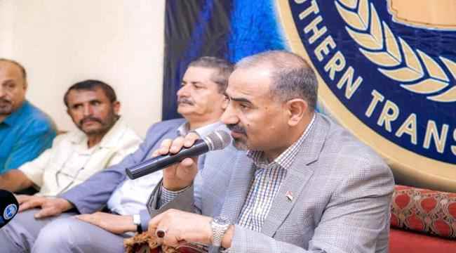 الرئيس القائد عيدروس الزُبيدي: صبرنا على ما يُمارس ضد أبناء أبين لن يطول