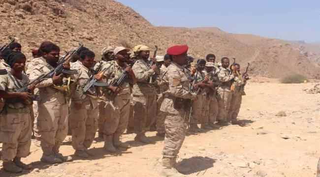 النخبة الحضرمية تنفذ مهمة إنتشار نوعية جديدة وتنصب نقطة عسكرية في وادي شخاوي بمديرية الريدة وقصيعر