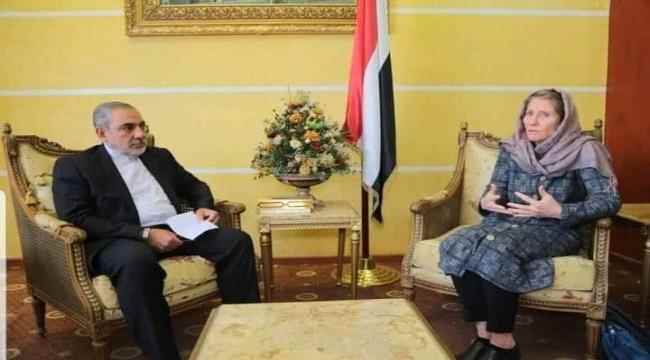 لقاء لحاكم صنعاء"ايرلو"مع مسئولة دولية يثير جدلا