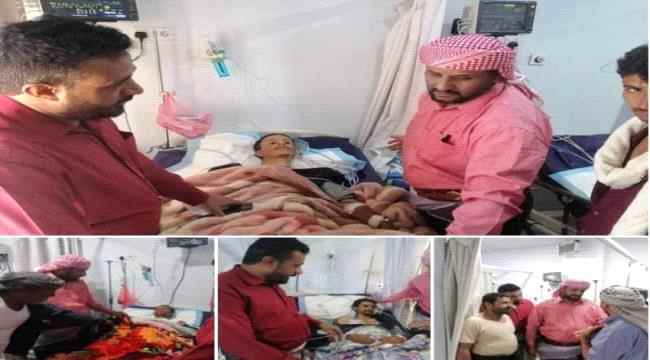 المشوشي يؤكد لجرحى تفجير عدن: سيتم مواجهة الجماعة المتلبسة بعباءة الشر