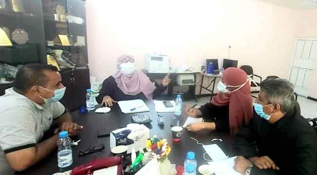 لجنة مجابهة كورونا بالمجلس الانتقالي تلتقي مديرة برنامج الامداد الدوائي في العاصمة عدن