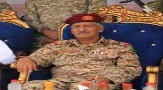 السلطان العفيفي يعزي رحيل  اللواء الركن الشيخ عبدالله منصور الوليدي قائد محور الغيضة قائد اللواء 123 مشاة