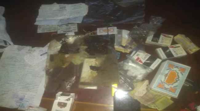 أمن عدن يقبض عن عصابة ترويج حشيش في احد فنادق دار سعد 