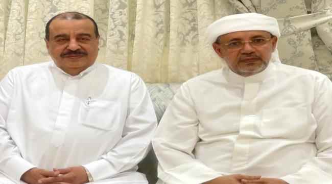 اللواء احمد بن بريك يلتقي سلطان المهرة بن عفرار