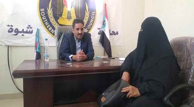 الجبواني يلتقي القطاع النسوي في مديريات  نصاب 