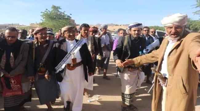 وفد رفيع من قبائل خليفة يزور سلطان العوالق الشيخ عوض الوزير
