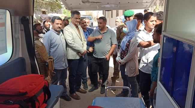 محافظ عدن يتفقد عدد من المرافق الصحية بمديرية المنصورة