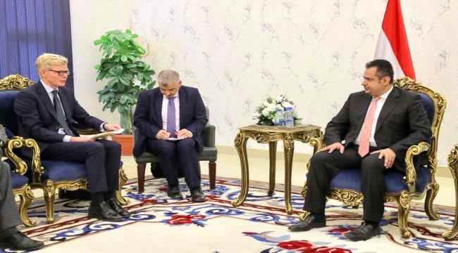 رئيس الوزراء يلتقي المبعوث الأممي