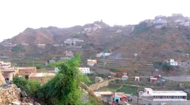 قصف حوثي يستهدف قرى سكنية بالضالع
