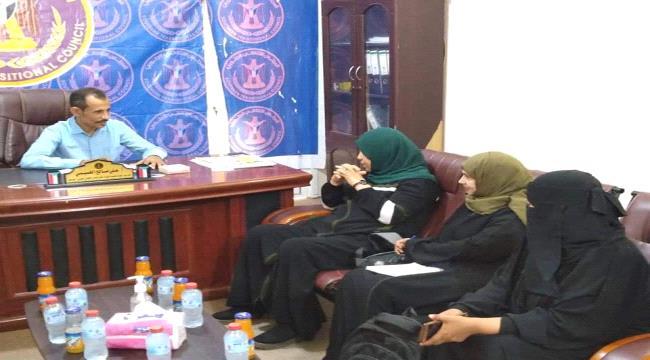 قيادة انتقالي حضرموت تلتقي رئيسة المجلس التنسيقي الأعلى لمنظمات المجتمع المدني