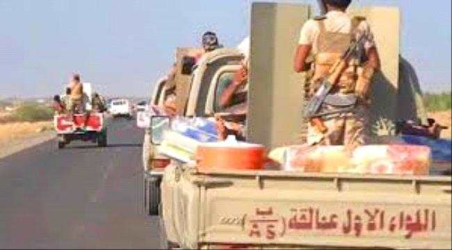 مسلحون يختطفون شاحنة للعمالقة بأبين