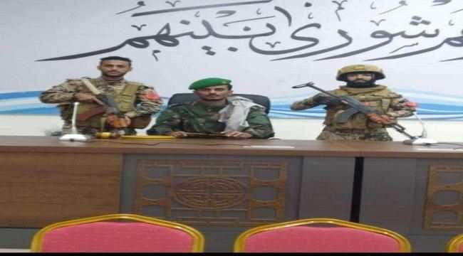 قوات العاصفة تنفي صلة  الجنود الذين اعتلوا منصة البرلمان بعدن بها