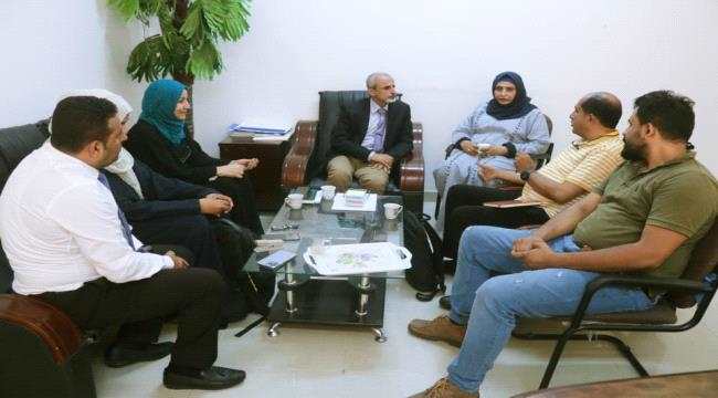 الوكيل الشبحي يلتقي ممثل الامداد بصندوق الأمم المتحدة للسكان