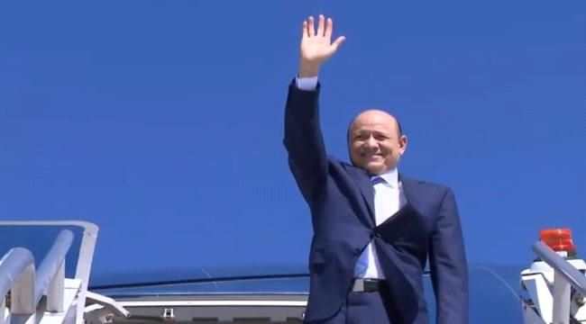 العليمي يغادر عدن