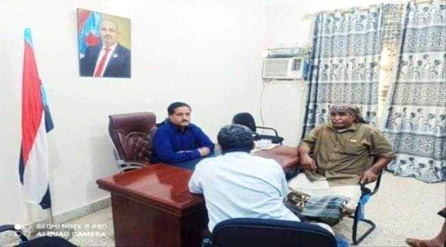 الشقي يناقش تطورات الأوضاع في لودر