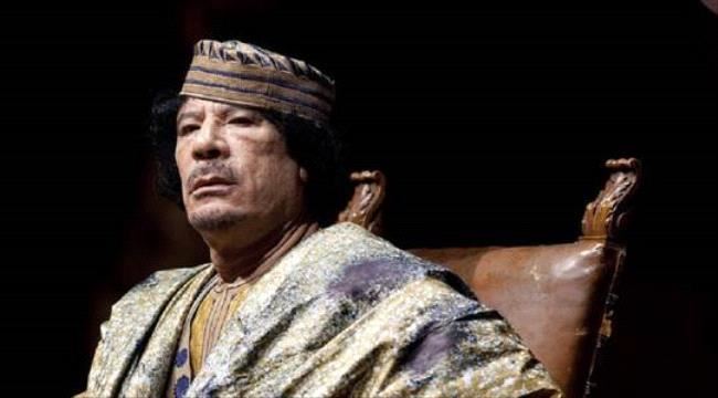 ماهو الشيء الذي حذر منه (القذافي)قبل سنوات وحصل هذا العام؟