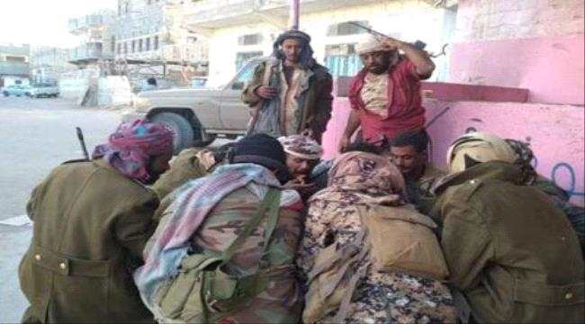 احتفاء شعبي في بيحان بقوات العمالقة