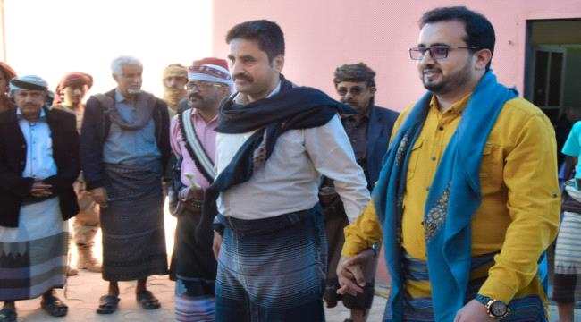 القيادي في الانتقالي سالم ثابت العولقي يصل عتق 