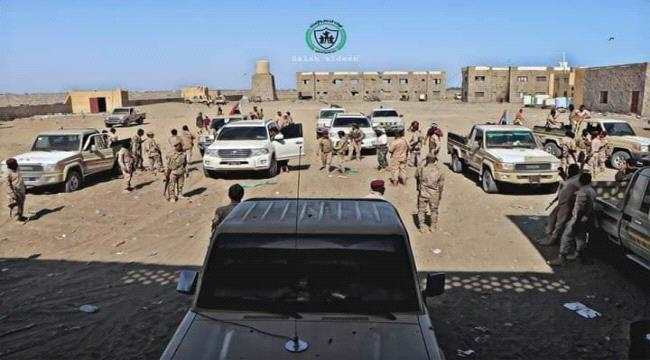 عاجل..قوات الحزام الامني بأبين تدخل شقرة وانطلاق حملة ضد الارهاب