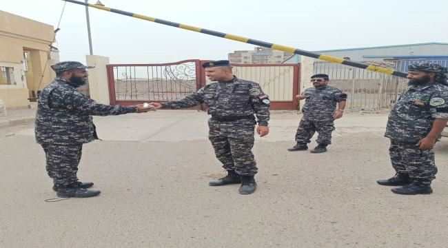قيادات بقوات حرس المنشآت تقوم بزيارات معايدة للأفراد
