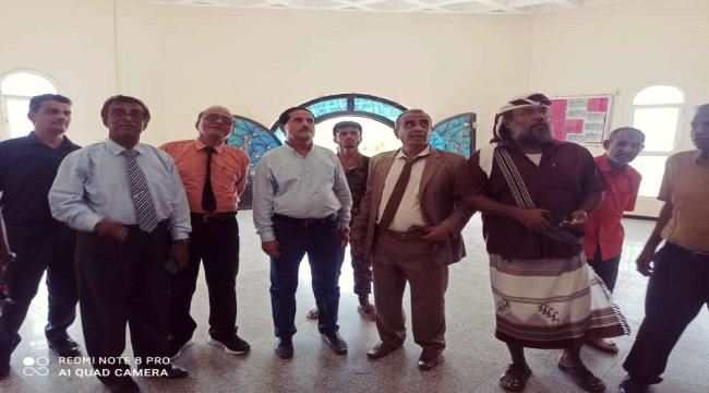 رئيس انتقالي أبين يقوم بزيارة تفقدية إلى الجامعة ويتفقد سير عملية الامتحانات