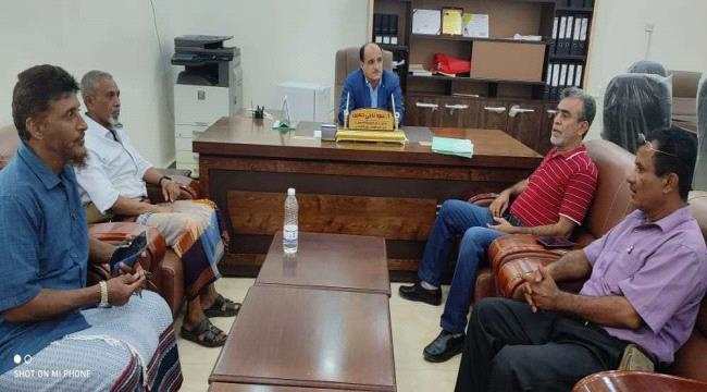 السقاف وعبود ناجي يناقشان نشاط مراكز التدريب بمديرية دارسعد