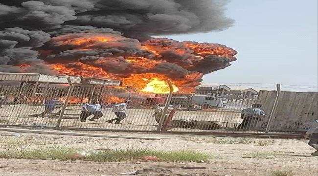 السيطرة على حريق مساكب النفط في البريقة
